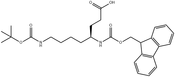 (S)-N-4-FMOC-N-8-BOC-二氨基辛酸, 268542-17-2, 结构式