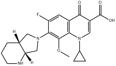 莫西沙星消旋体,268545-13-7,结构式