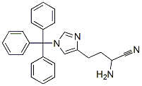 4-(1-TRITYLIMIDAZOL-4-YL)-2-AMINOBUTRYONITRILE Structure