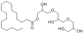 ステアリン酸ポリグリセリル－３ 化学構造式