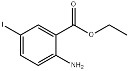 2-アミノ-5-ヨード安息香酸エチル 化学構造式