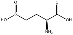 (S)-2-アミノ-4-スルフィノ酪酸 化学構造式