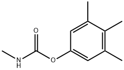 N-メチルカルバミド酸3,4,5-トリメチルフェニル 化学構造式