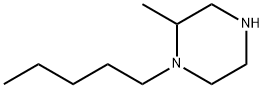 Piperazine, 2-methyl-1-pentyl- (8CI,9CI) Struktur