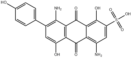 4,8-diamino-9,10-dihydro-1,5-dihydroxy-7-(4-hydroxyphenyl)-9,10-dioxoanthracene-2-sulphonic acid|
