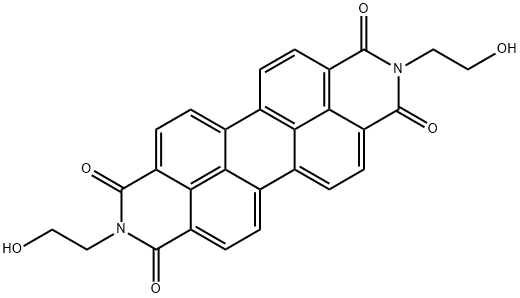 N,N'-DI(2-HYDROXYETHYL)-PERYLENE-TETRACARBONIC ACID, DIAMIDE Structure
