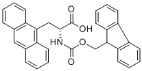 FMOC-D-9-アントリルアラニン 化学構造式