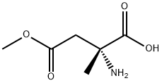 D-Aspartic acid, 2-methyl-, 4-methyl ester (9CI) 结构式
