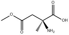 L-Aspartic acid, 2-methyl-, 4-methyl ester (9CI) Structure