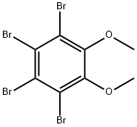 1,2,3,4-TETRABROMO-5,6-DIMETHOXYBENZENE Structure