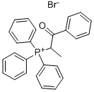 (Α-メチルフェナシル)トリフェニルホスホニウムブロミド 化学構造式
