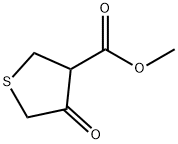 Methyl 4-oxotetrahydrothiophene-3-carboxylate  Structure