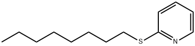 2-(Octylthio)pyridine,26891-70-3,结构式