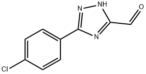 5-(p-Chlorophenyl)-1H-1,2,4-triazole-3-carbaldehyde 结构式