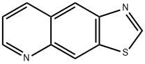 チアゾロ[4,5-g]キノリン 化学構造式