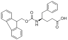 (R)-4-(FMOC-AMINO)-5-PHENYLPENTANOIC ACI Structure