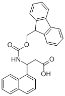 (R,S)-FMOC-3-AMINO-3-(1-NAPHTHYL)-PROPIONIC ACID Structure