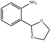 2-(1,3-二氧戊环-2-基)苯胺 结构式