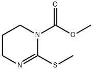 1(4H)-Pyrimidinecarboxylic  acid,  5,6-dihydro-2-(methylthio)-,  methyl  ester Structure