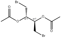 2,3-Butanediol, 1,4-dibromo-, diacetate, (R,S)- 结构式