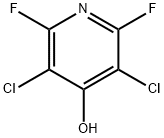 3,5-ジクロロ-2,6-ジフルオロピリジン-4-オール 化学構造式