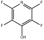 4-ヒドロキシ-2,3,5,6-テトラフルオロピリジン 化学構造式