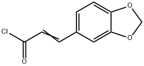 3-(1,3-BENZODIOXOL-5-YL)-2-PROPENOYL CHLORIDE Struktur