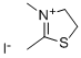 2,3-DIMETHYLTHIAZOLINIUM IODIDE,26934-29-2,结构式