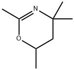 2,4,4,6-テトラメチル-5,6-ジヒドロ-4H-1,3-オキサジン 化学構造式
