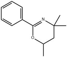 5,6-ジヒドロ-4,4,6-トリメチル-2-フェニル-4H-1,3-オキサジン 化学構造式
