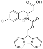 FMOC-(R)-3-氨基-4-(2,4-二氯苯基)-丁酸, 269396-54-5, 结构式