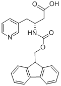 FMOC-(R)-3-AMINO-4-(3-PYRIDYL)-BUTYRIC ACID Struktur