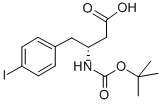 BOC-(R)-3-AMINO-4-(4-IODO-PHENYL)-BUTYRIC ACID Structure