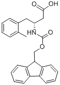 FMOC-(R)-3-AMINO-4-(2-METHYL-PHENYL)-BUTYRIC ACID Struktur