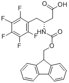 FMOC-(R)-3-AMINO-4-(PENTAFLUORO-PHENYL)-BUTYRIC ACID Structure
