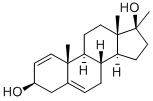 17-alpha-methylandrosta-1,5-diene-3-beta,17-beta-diol Structure