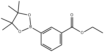ETHYL 3-(4,4,5,5-TETRAMETHYL-1,3,2-DIOXABOROLAN-2-YL)BENZOATE Struktur