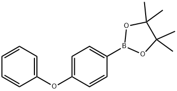 Phenoxyphenyl-4-boronic acid pinacol ester Structure