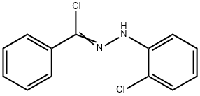 N-(2-Chlorophenyl)benzenecarbohydrazonoylchloride Struktur