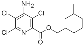 2-Pyridinecarboxylic acid, 4-amino-3,5,6-trichloro-, isooctyl ester 化学構造式