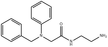 N-(2-AMINO-ETHYL)-2-(BENZYL-PHENYL-AMINO)-ACETAMIDE MALEATE Struktur