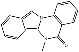 6-メチルイソインドロ[2,1-a]キナゾリン-5(6H)-オン 化学構造式