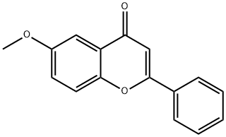 6-メトキシフラボン 化学構造式