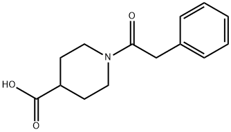 1-PHENYLACETYL-PIPERIDINE-4-CARBOXYLIC ACID Structure