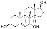 5-雄烯-3Β,7Β,17Β-三醇, 2697-85-0, 结构式