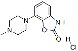 2(3H)-BENZOXAZOLONE, 7-(4-METHYL-1-PIPERAZINYL)-, MONOHYDROCHLORIDE|盐酸帕多芦诺