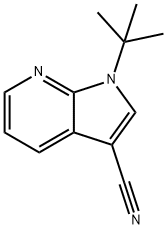 1-(叔 - 丁基)-1H-吡咯并[2,3-B]吡啶-3-甲腈, 269726-50-3, 结构式