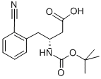 N-叔丁氧羰基-(R)-3-氨基-4-(2-氰基苯基)丁酸