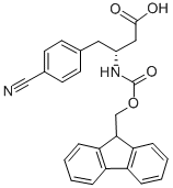 FMOC-D-Β-3-氨基-4-(4-氰基苯基)-丁酸, 269726-87-6, 结构式