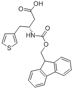 FMOC-(R)-3-氨基-4-(3-噻吩基)-丁酸, 269726-93-4, 结构式
